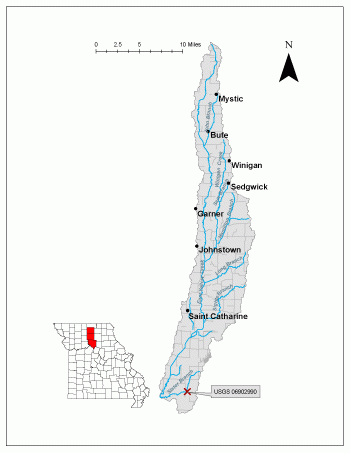 USGS Streamgage - Marceline Lake near Marceline Figure 1