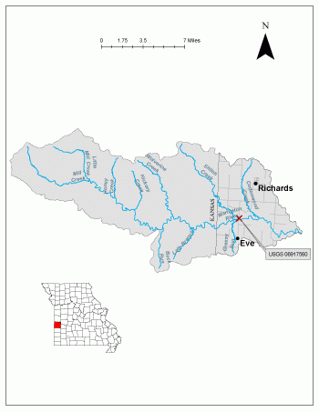 USGS Streamgage - Marmaton River near Richards Figure 1