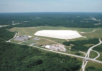 Ariel view of the complete Weldon Spring Site cell