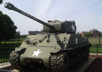 "Mighty Mo" tank located at the Jefferson Barracks Park