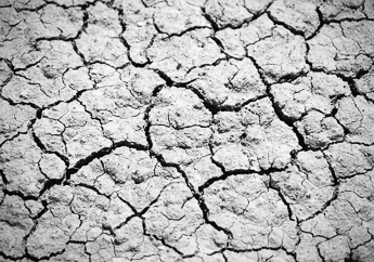cracked ground during a drought