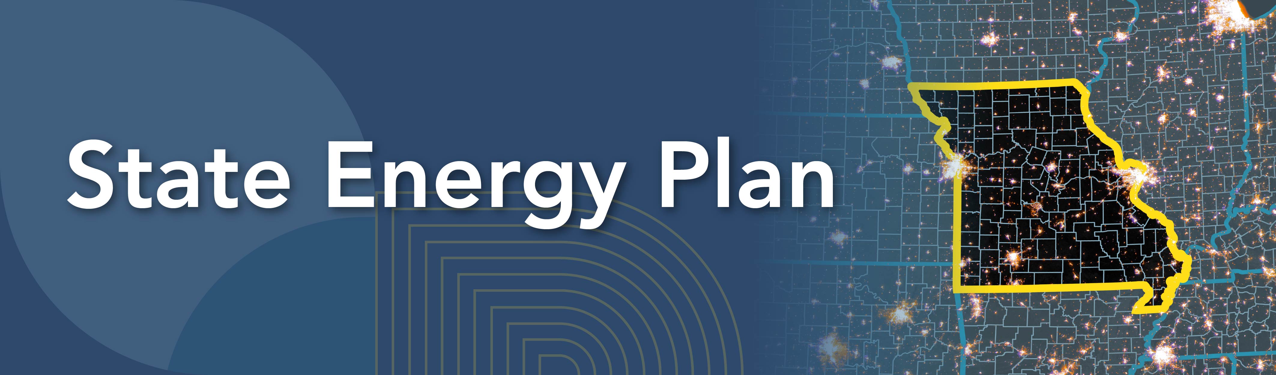 A graphic image that says "State Energy Plan"
