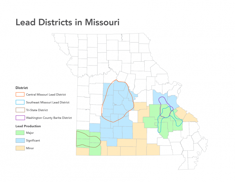 Lead Districts Map