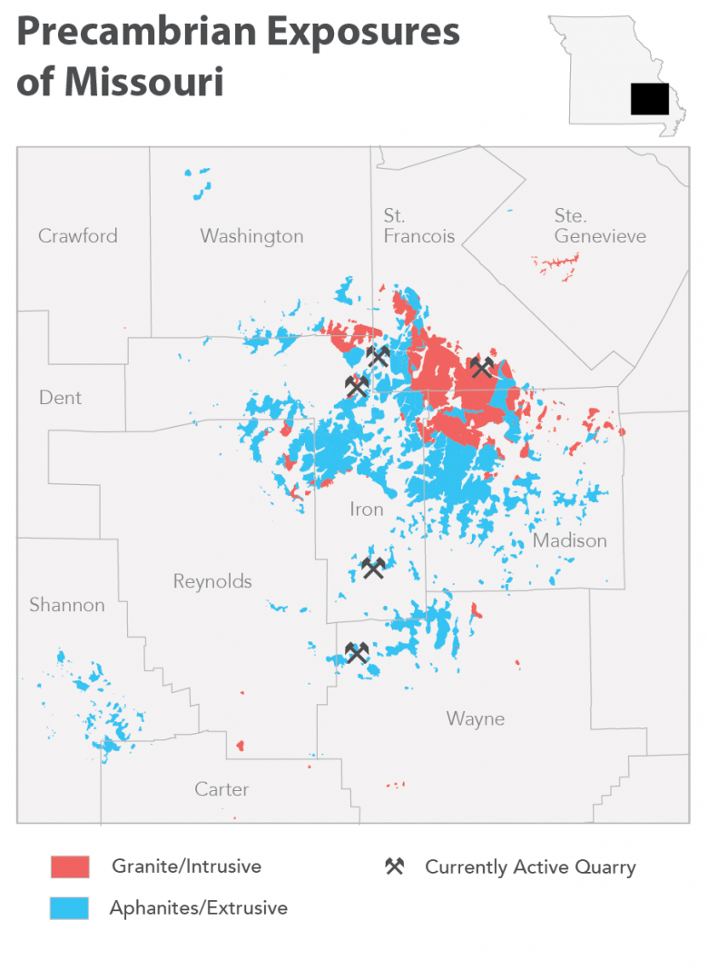 MGS Precambrian Exposures of Missouri