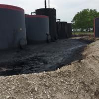 Environmental Emergency Response responded to a bulk crude oil storage facility after vandalism caused a large release of crude oil.