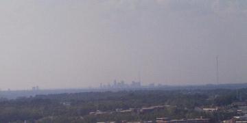 Picture of a low pollution, high ozone day in Kansas City.
