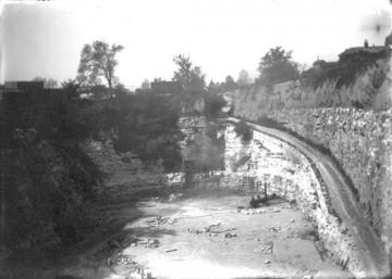Historical Limestone Eyerman Brothers Quarry in St. Louis
