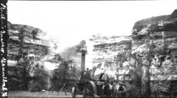 Historical Limestone (Burlington) at Houston Quarry in Hannibal