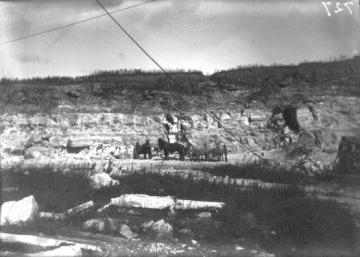 Historical Limestone (Burlington) at Houston Quarry in Hannibal