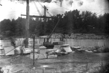 Historical Limestone (Burlington) at Phenix Quarry in Greene County