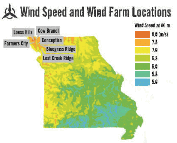 Wind Speed Map