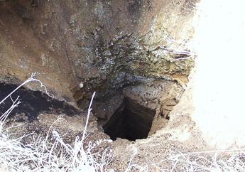 Abandoned mine shafts can collapse and endanger public health and safety