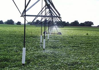 Irrigation system being used agricultural needs