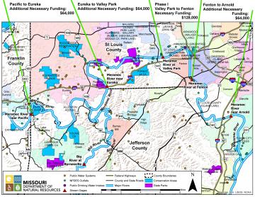 Lower Meramec Flood Inundation Map for PUB2944