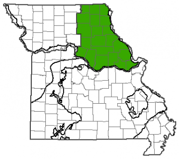 Northeast Missouri Groundwater Province map