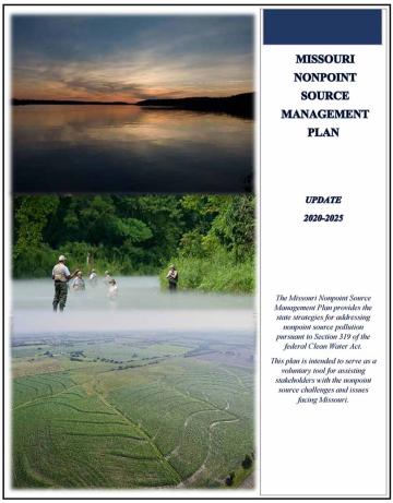 Missouri Nonpoint Source Management Plan Update, 2020-2025 front cover