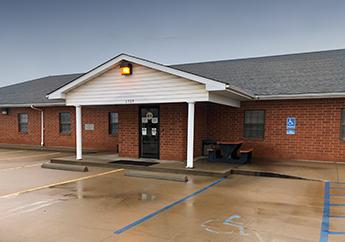 Front entrance of the department's Northeast Regional Office building