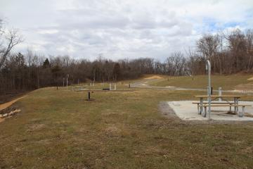 New campsites at Weston Bend State Park.