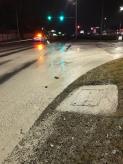 Environmental emergency response responds to help MoDOT characterize a white powder dumped on a roadway in St. Louis.